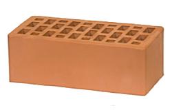 Кирпич красный утолщенный лицевой (облицовочный)